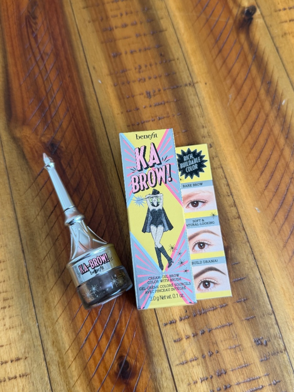 Benefit Cosmetics Ka-BROW! Eyebrow Cream-Gel Color in Shade 4